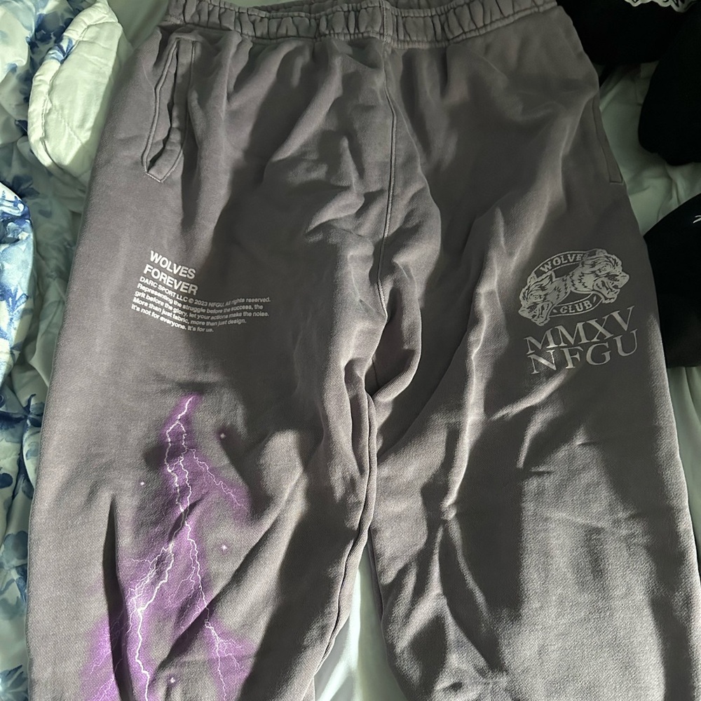 Darc Sport Purple & Greyish Pink Joggers